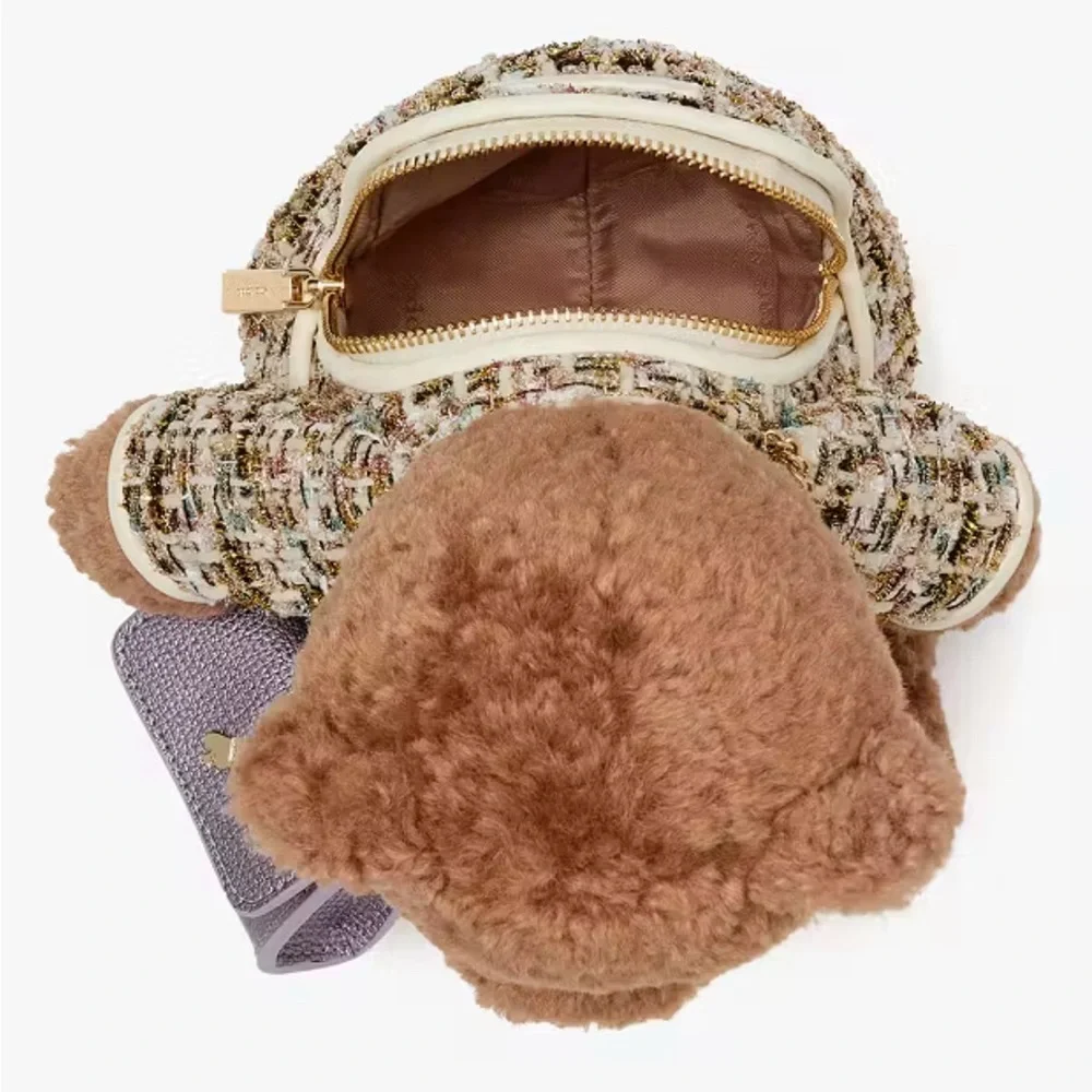 NWT- Kate Spade Oh What Fun 3D Teddy Bear Crossbody